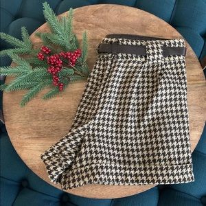 Houndstooth dress shorts